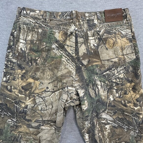 Wrangler Pro Gear Mens Size 40x30 Realtree Camo Pants Hunting Work Jeans Cotton - Picture 4 of 13